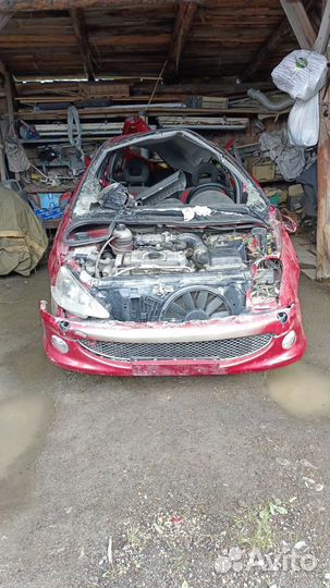 Запчасти б.у peugeot 206 2007 г.в 1.4 АКПП