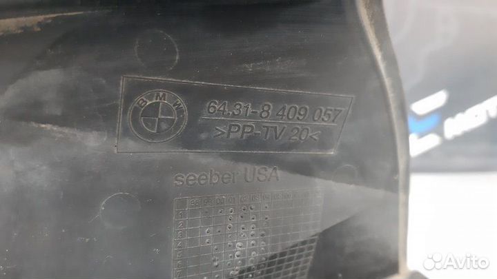 Щиток салонного фильтра левый Bmw X5 E53 M54B30