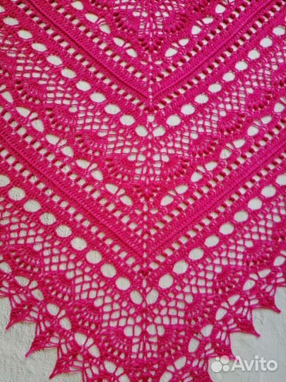 Шаль ручной работы