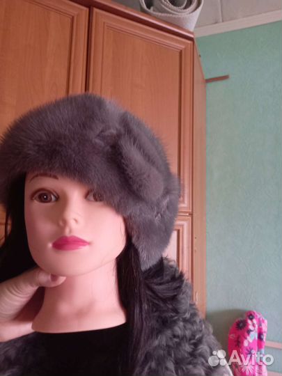 Берет норковый