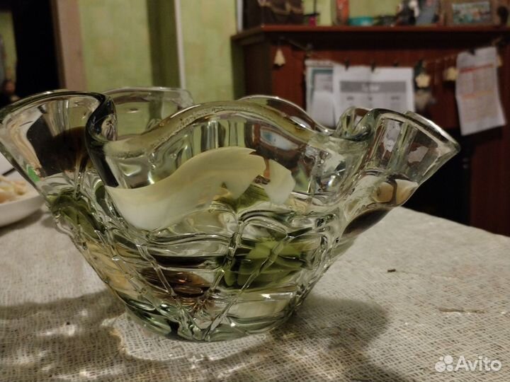 Ваза для фруктов богемия