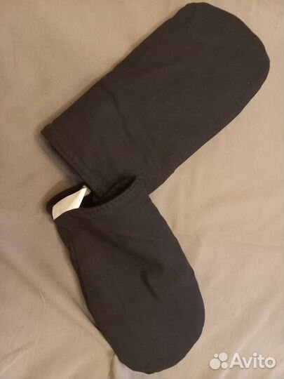 Рукавицы меховые с кожаным налодонником