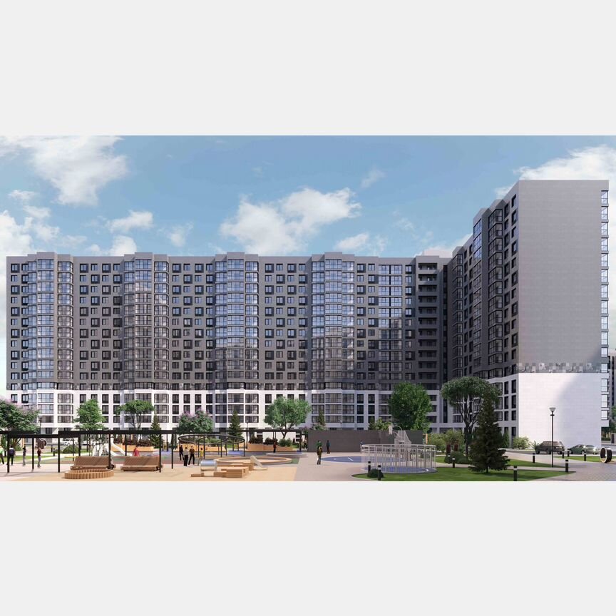 3-к. квартира, 83,3 м², 2/16 эт.