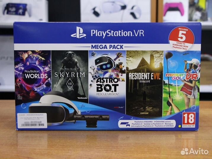 Шлем Sony PS VR Mega Pack 2 камера без игр