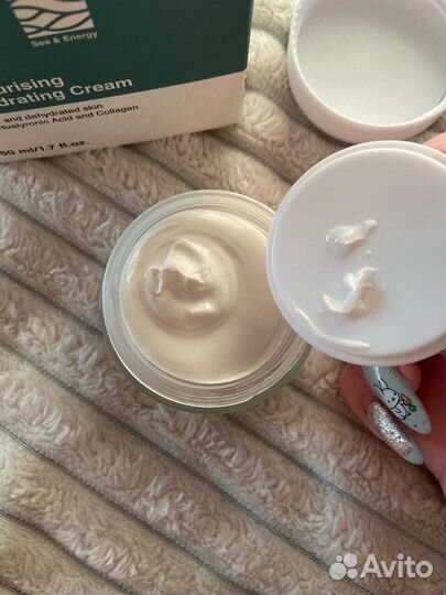 Крем для лица SEA&energy hualyronic acid, collagen