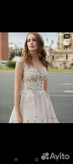 Платье вечернее/ свадебное бу