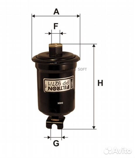 Filtron PP927/1 Фильтр топл.toyota carina E/celica