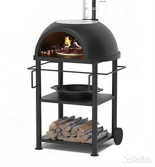 Чугунная купольная печь. (Помпейскя печь)