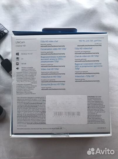 Веб-камера Microsoft LifeCam Cinema HD