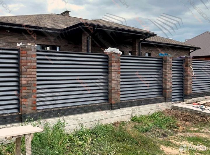 Забор жалюзи еврозабор