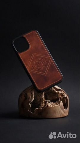 Кожаный чехол на iPhone 12, 13, 14