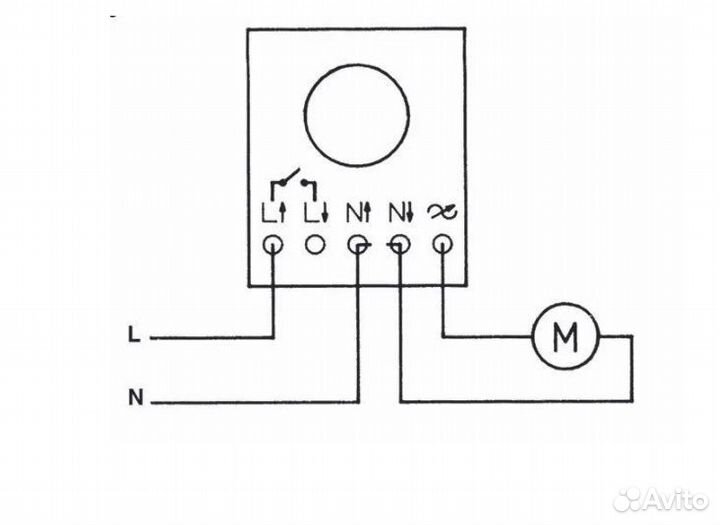 Электронный регулятор скорости Reb-1NE (плавный)