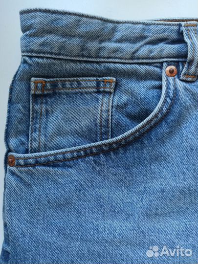 Джинсы женские большой размер голубые