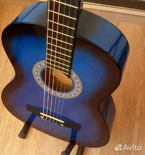 Акустическая гитара Belucci 38 дюймов синяя