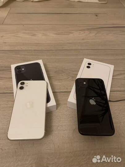 Apple iPhone 11 64gb 2 телефона новые