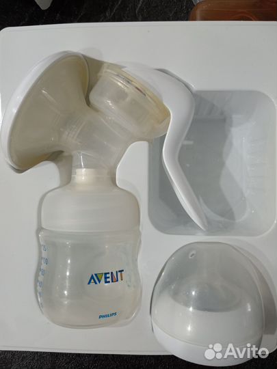 Молокоотсос avent ручной и бутылочки