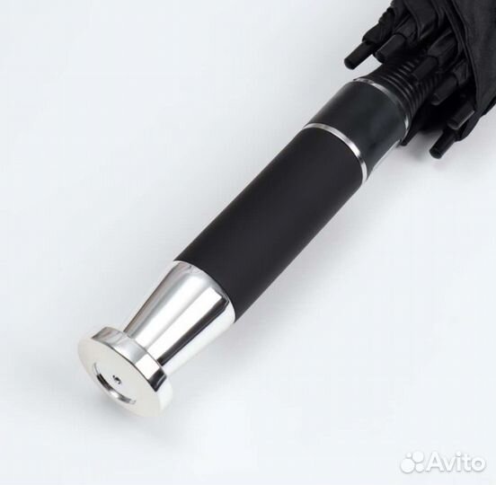 Зонт трость мужской черный