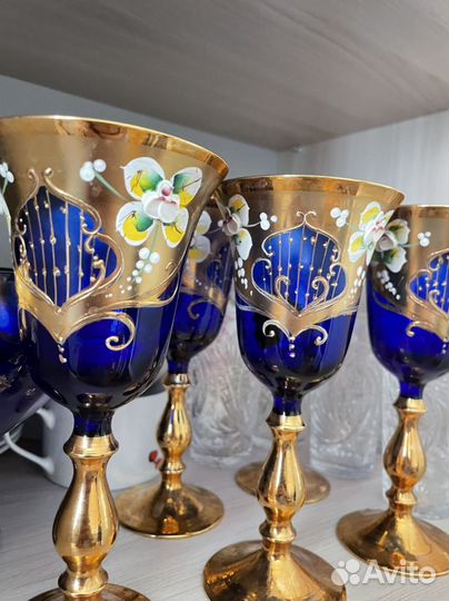 Посуда Богемия смальта Чехословакия