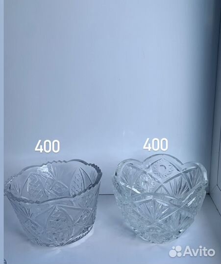 Рюмки марганцевое стекло хрусталь