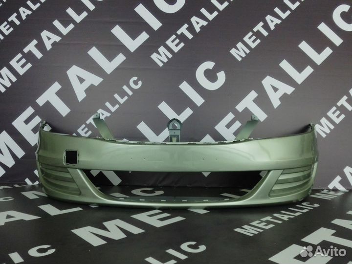 Бампер Логан белый / Renault logan 2010 передний