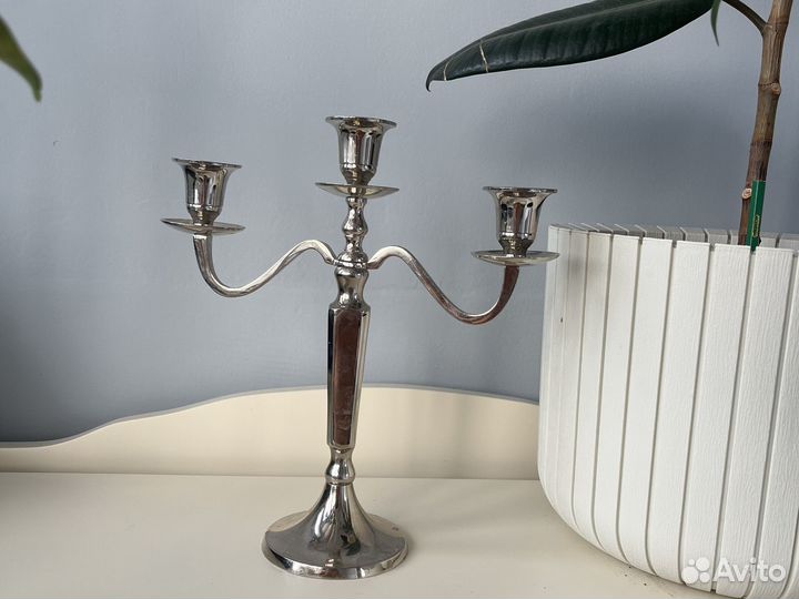 Подсвечник латунь