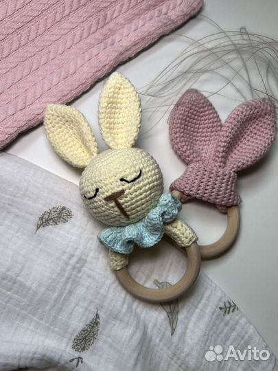 Погремушка Зайка и Ушки - шуршалки