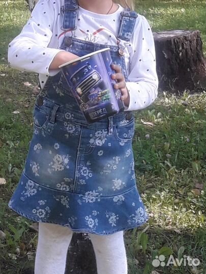 Джинсовый сарафан,джинсовка