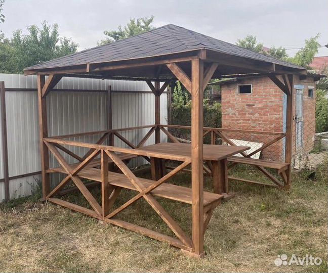 Беседка садовая шатер