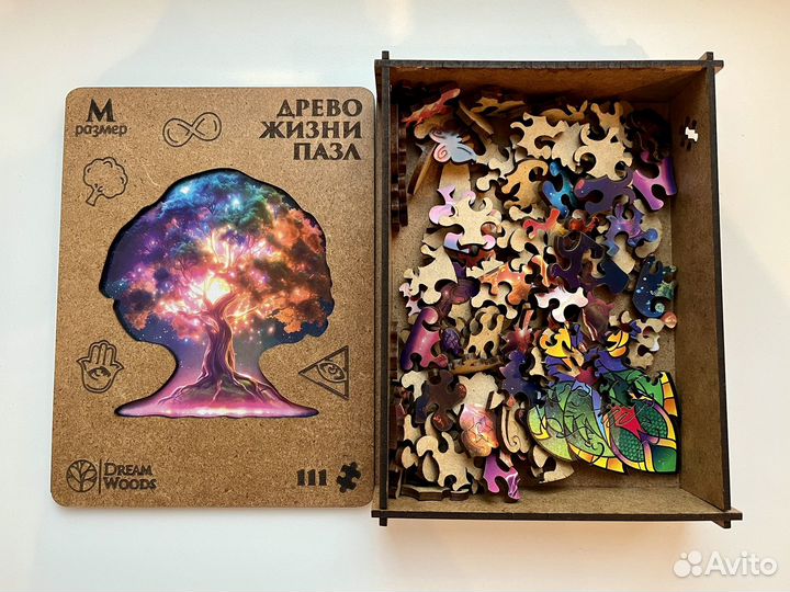 Пазлы деревянные Dream woods и Sima planet