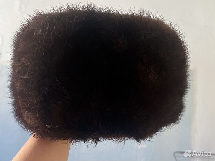 Норковая шапка мужская