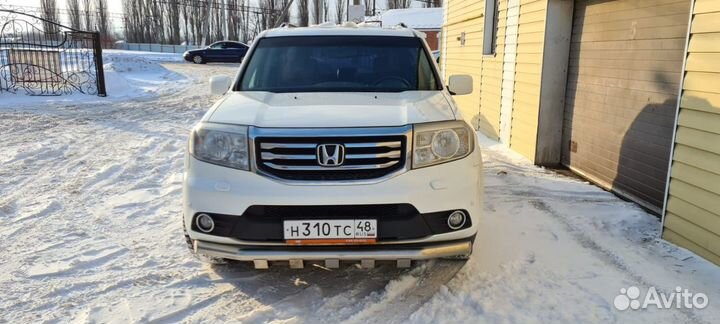 Защитный обвес из нержавеющей стали на Honda Pilot