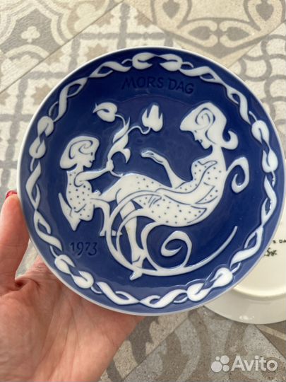 Коллекция тарелок ко Дню матери. Дания