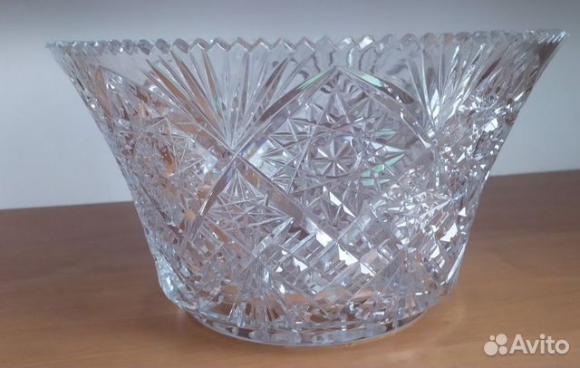 Ваза для фруктов хрусталь