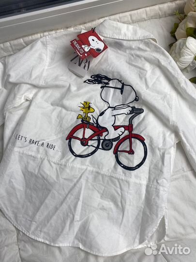 Рубашка белая zara на мальчика