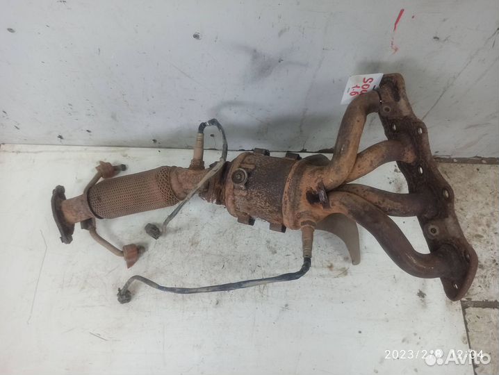 Коллектор выпускной 1,6 катализатор KIA soul 1