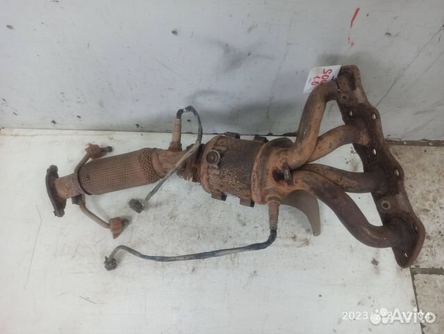 Коллектор выпускной 1,6 катализатор KIA soul 1