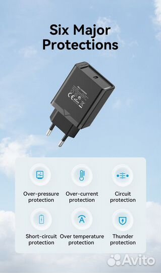 Зарядное устройство Vention 30W (PD,QC4.0,FCP,AFC)