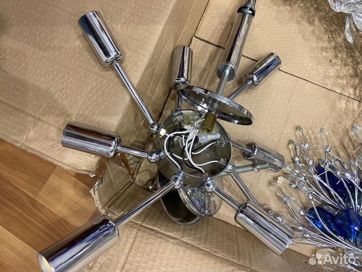 Светильник потолочный хрусталь