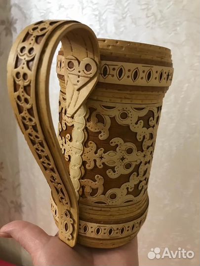 Кружка из бересты