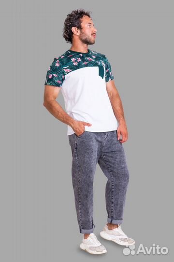 Футболка - белый №Н-50509. Оптом