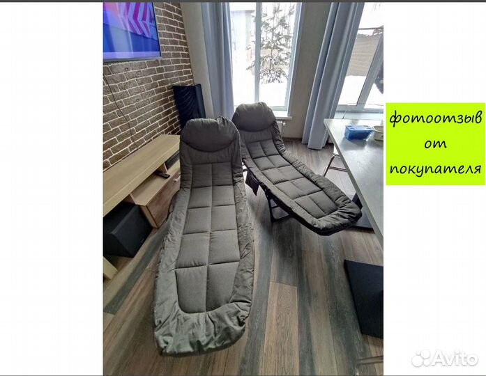 2шт Раскладушка кровать 200*64*30см