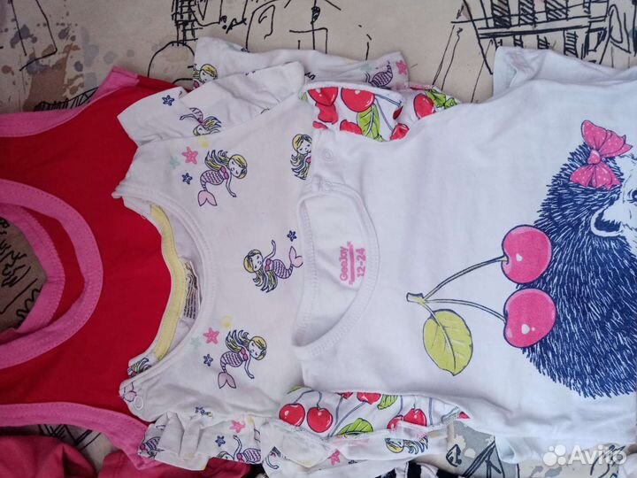 Пакеты вещей на девочку 80см,86см