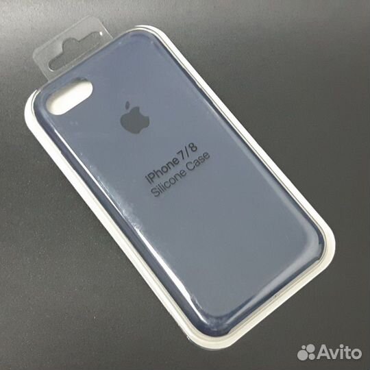 Силиконовый чехол на iPhone 7 / 8 синий
