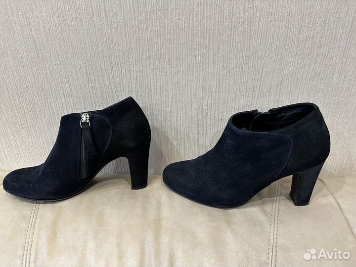 Ботильоны натуральная замша 35 36