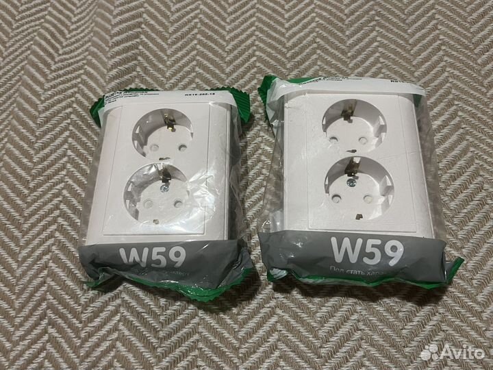 Розетка двойная rs16-255-18