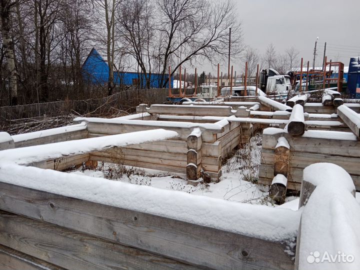 Сруб бани 20х8