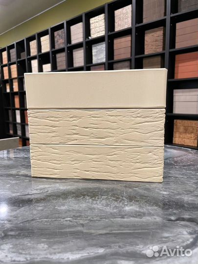 Кирпич облицовочный пшеничное лето рустик Керма