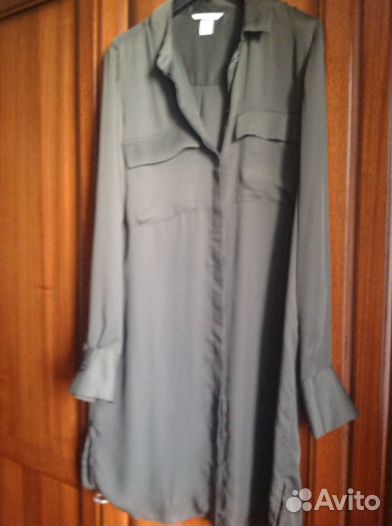 Платье рубашка шелк размер 46 М. Искусств