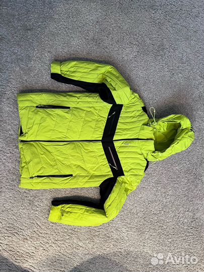 Куртка мужская зимняя спортивная салатовая