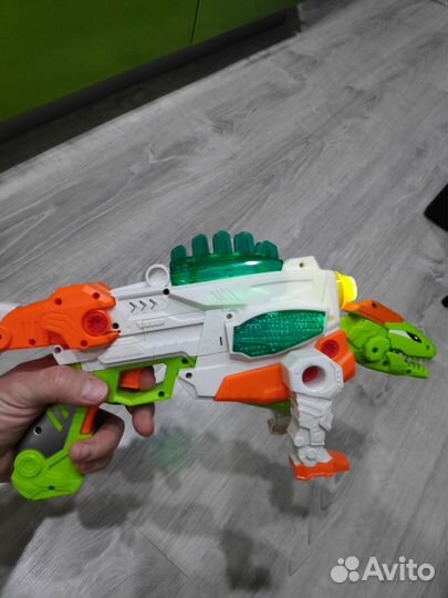 Трансформер динобот пистолет